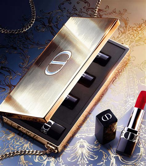 dior rouge lipstick clutch.